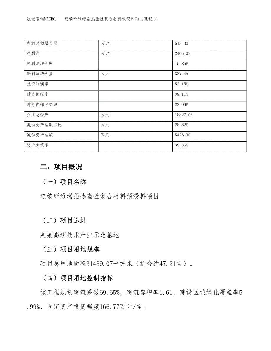 连续纤维增强热塑性复合材料预浸料项目建议书（总投资11000万元）.docx_第5页