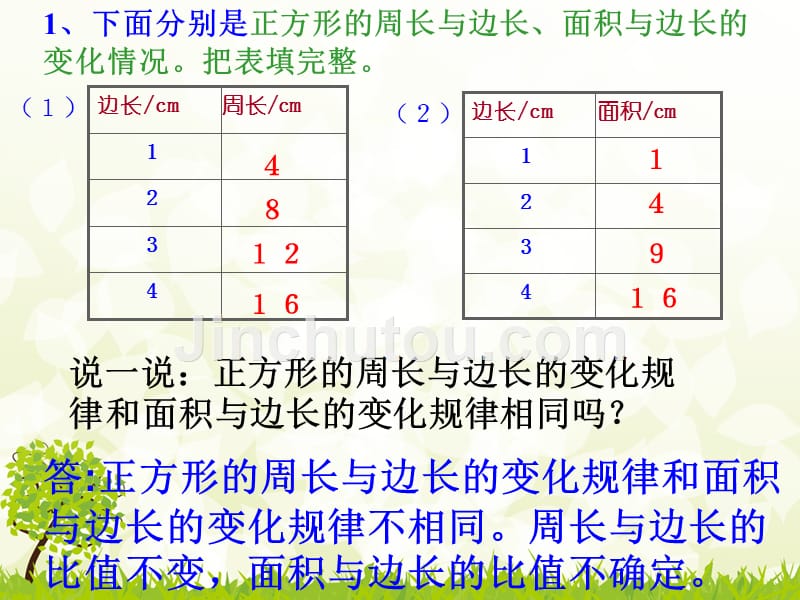 最新北师大版小学数学六年级下册“-正比例111-课件_第5页