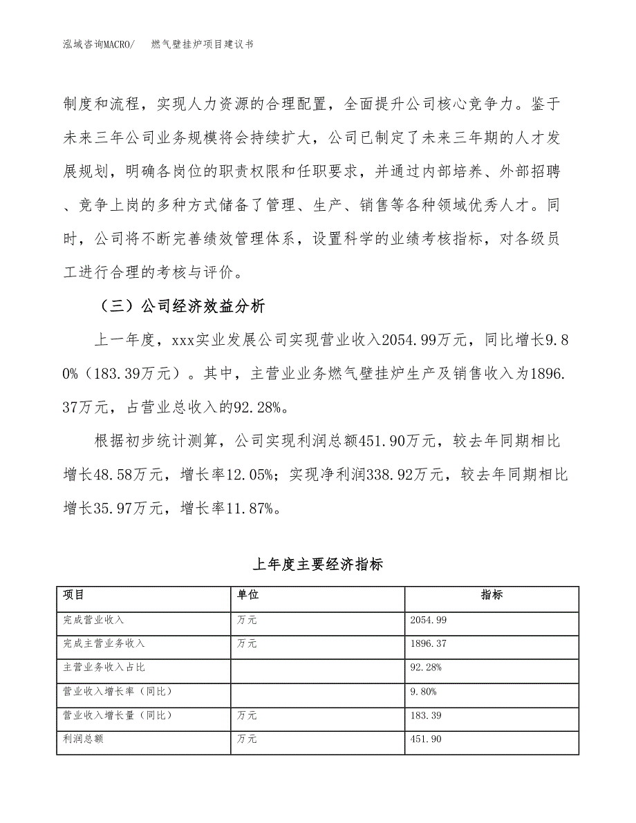 燃气壁挂炉项目建议书（13亩）.docx_第3页