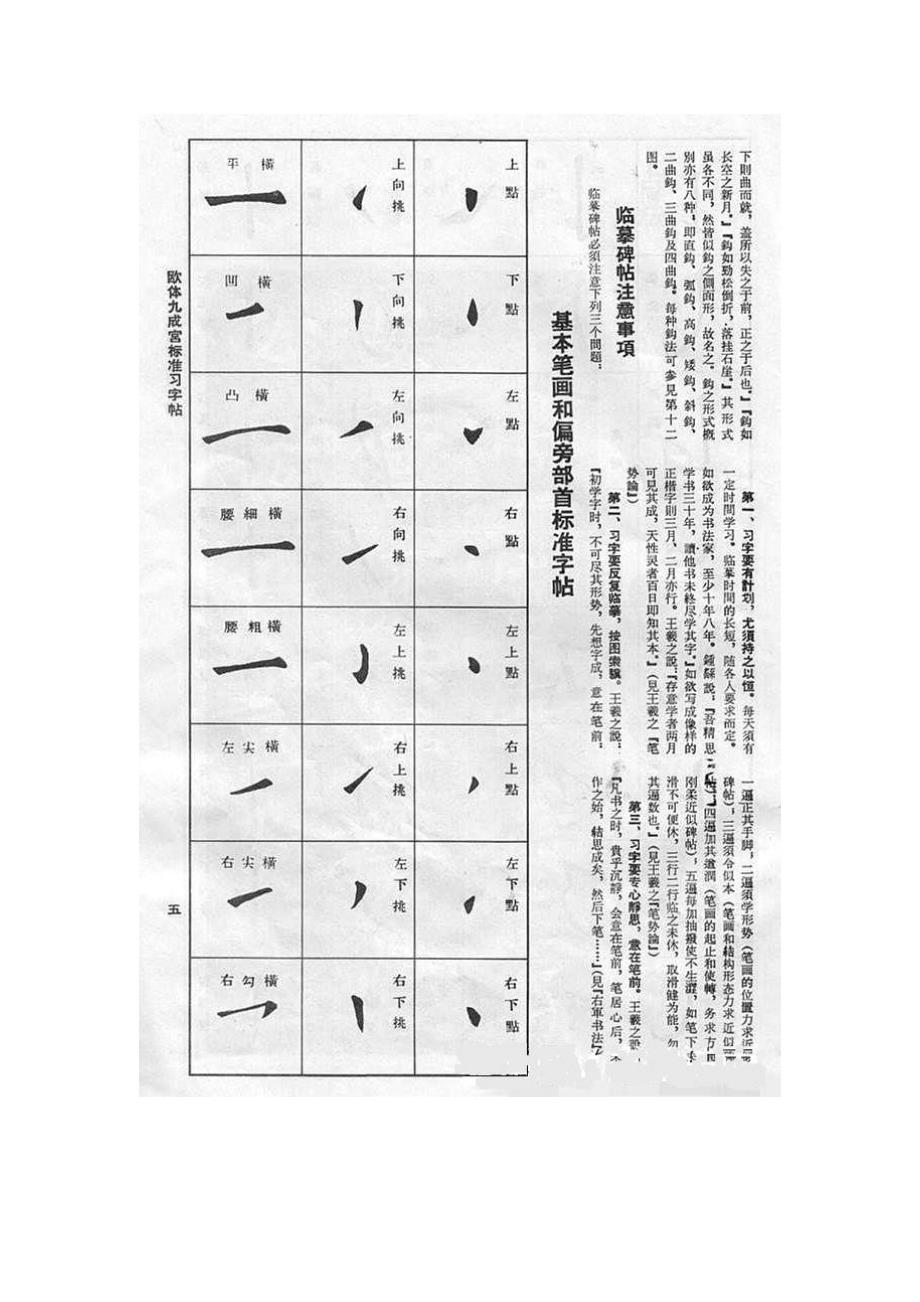 欧体九成宫标准习字帖_第1页