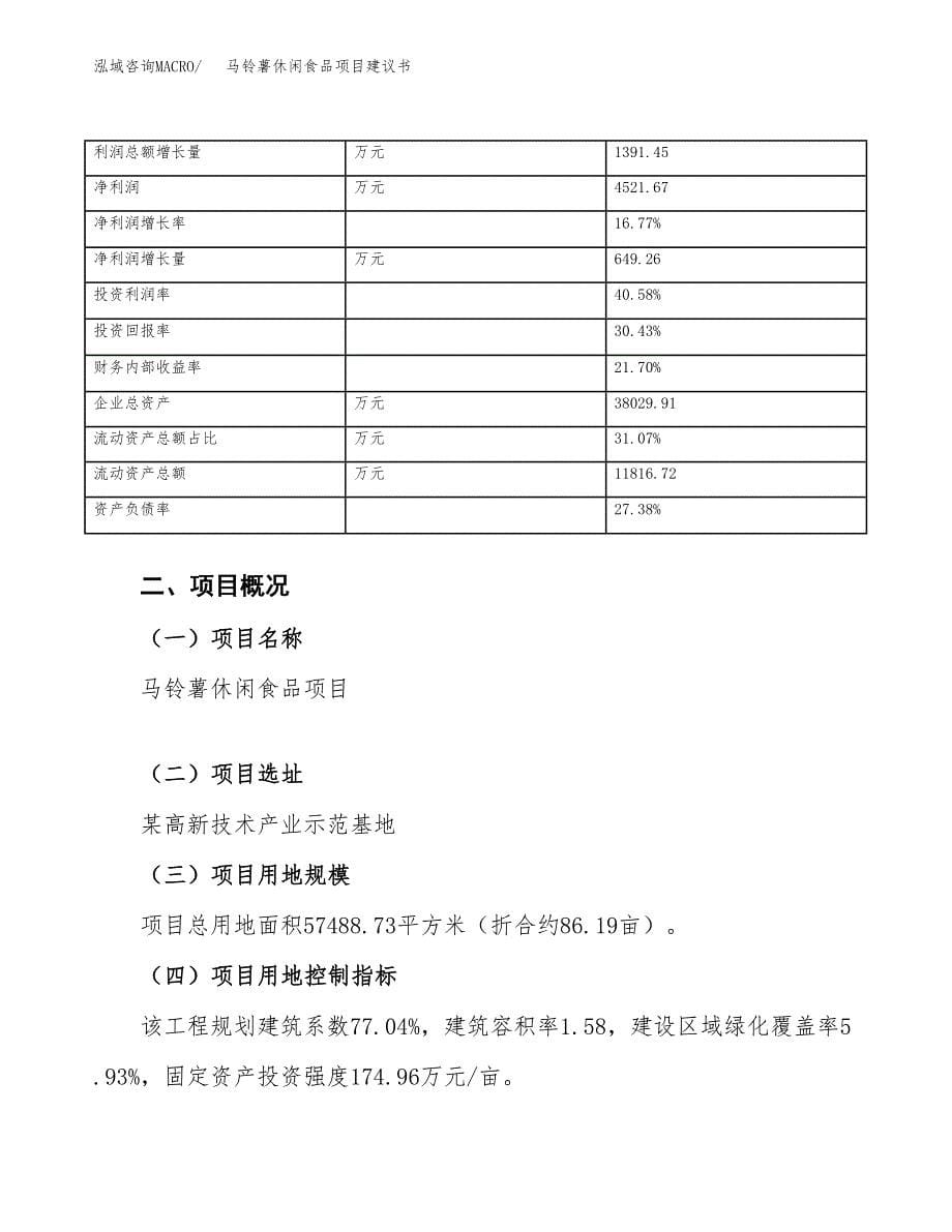 马铃薯休闲食品项目建议书（总投资20000万元）.docx_第5页