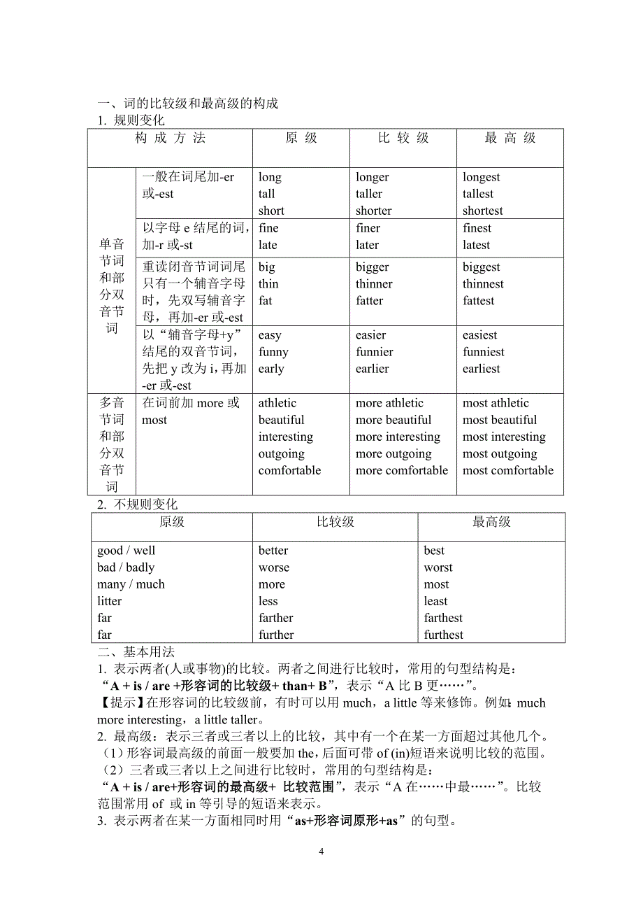 八下英语期末复习资料_第4页