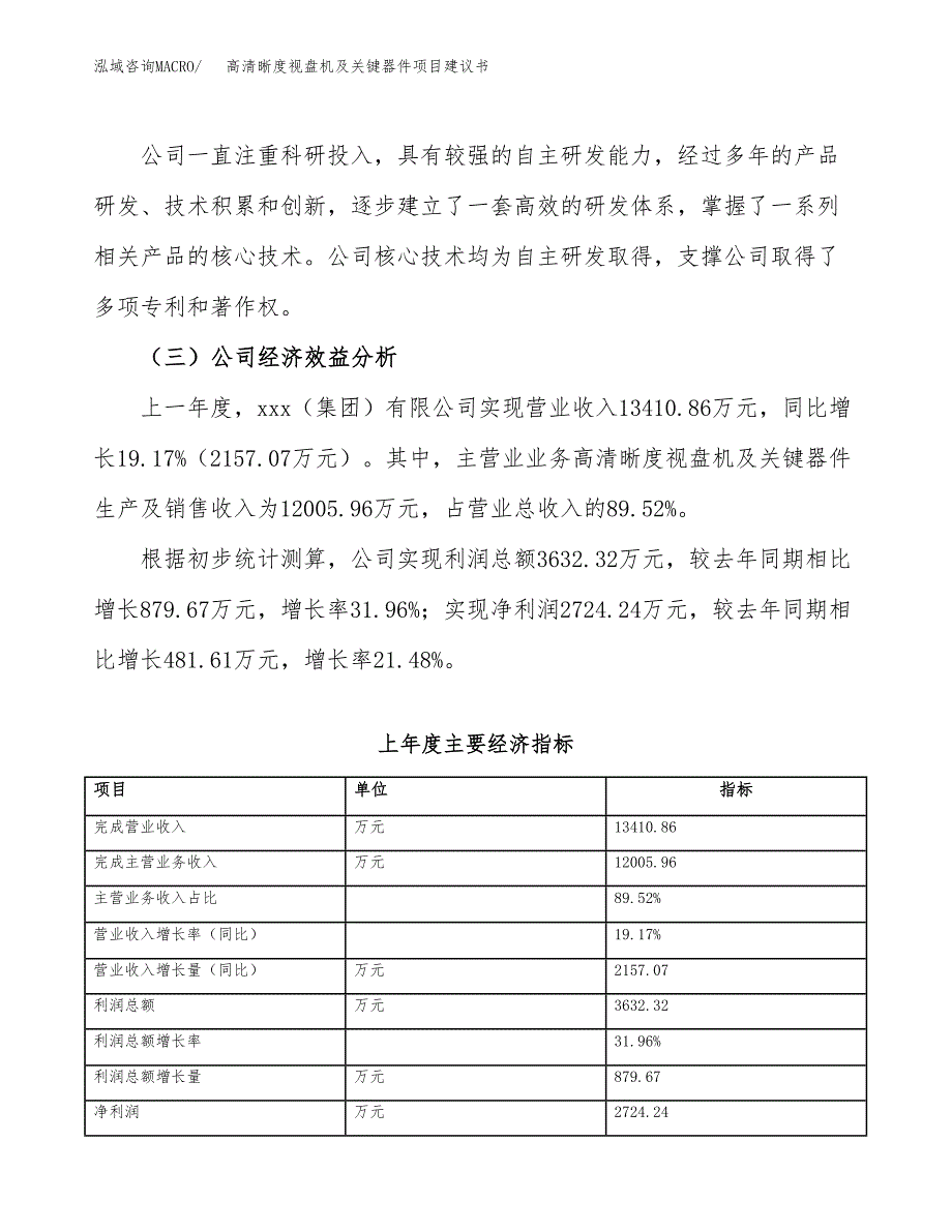 高清晰度视盘机及关键器件项目建议书（总投资15000万元）.docx_第4页