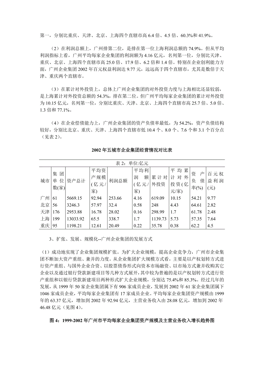 广州市企业集团发展现状、问题及对策研究分析(1)_第4页