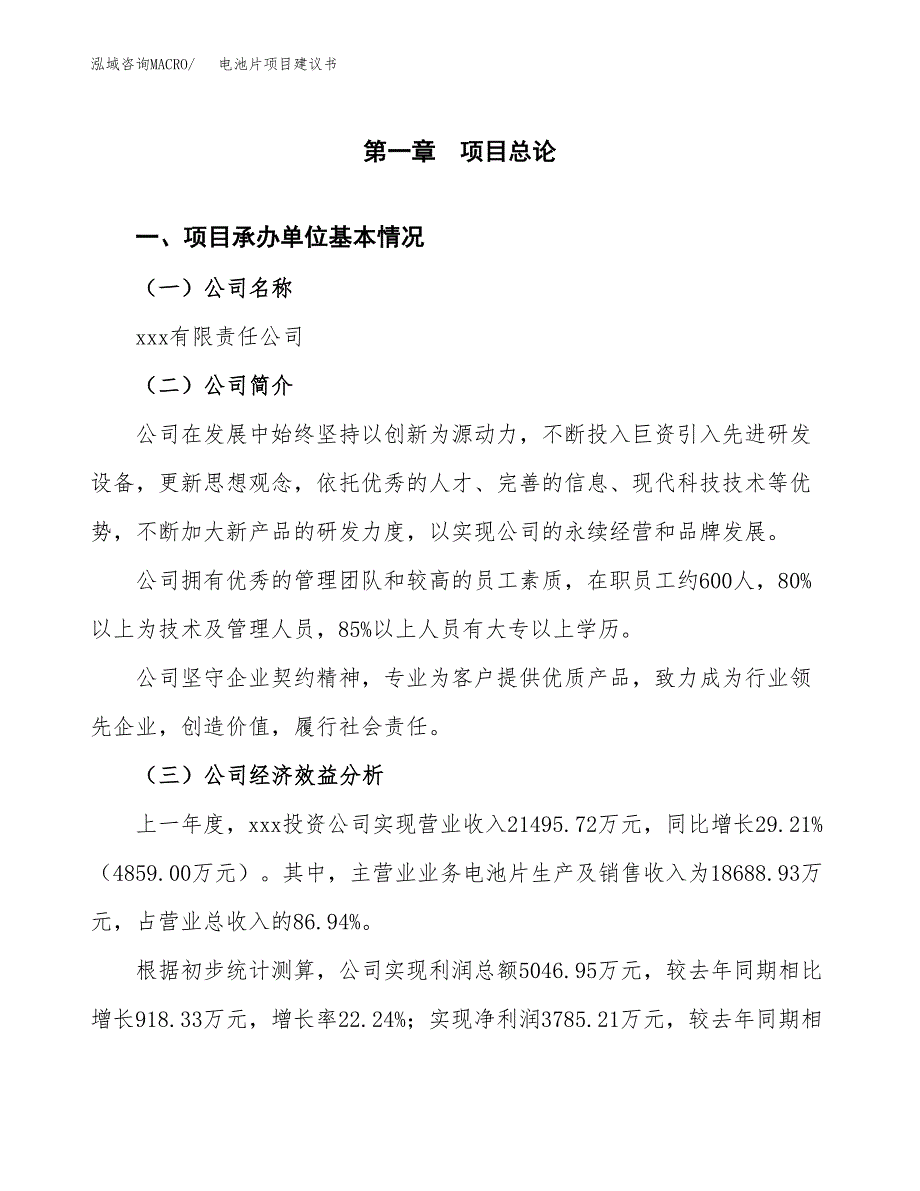 电池片项目建议书（总投资16000万元）.docx_第3页