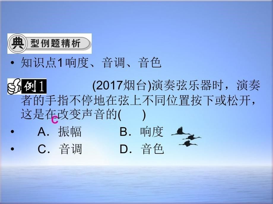 【最新】新版沪科版初中八年级物理全册第三章第二节声间的特性第1课时响度音调音色课件_第5页