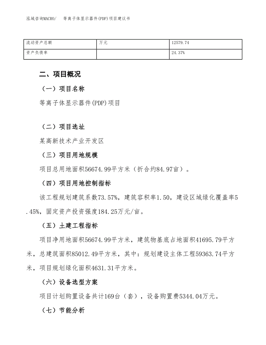 等离子体显示器件(PDP)项目建议书（85亩）.docx_第4页