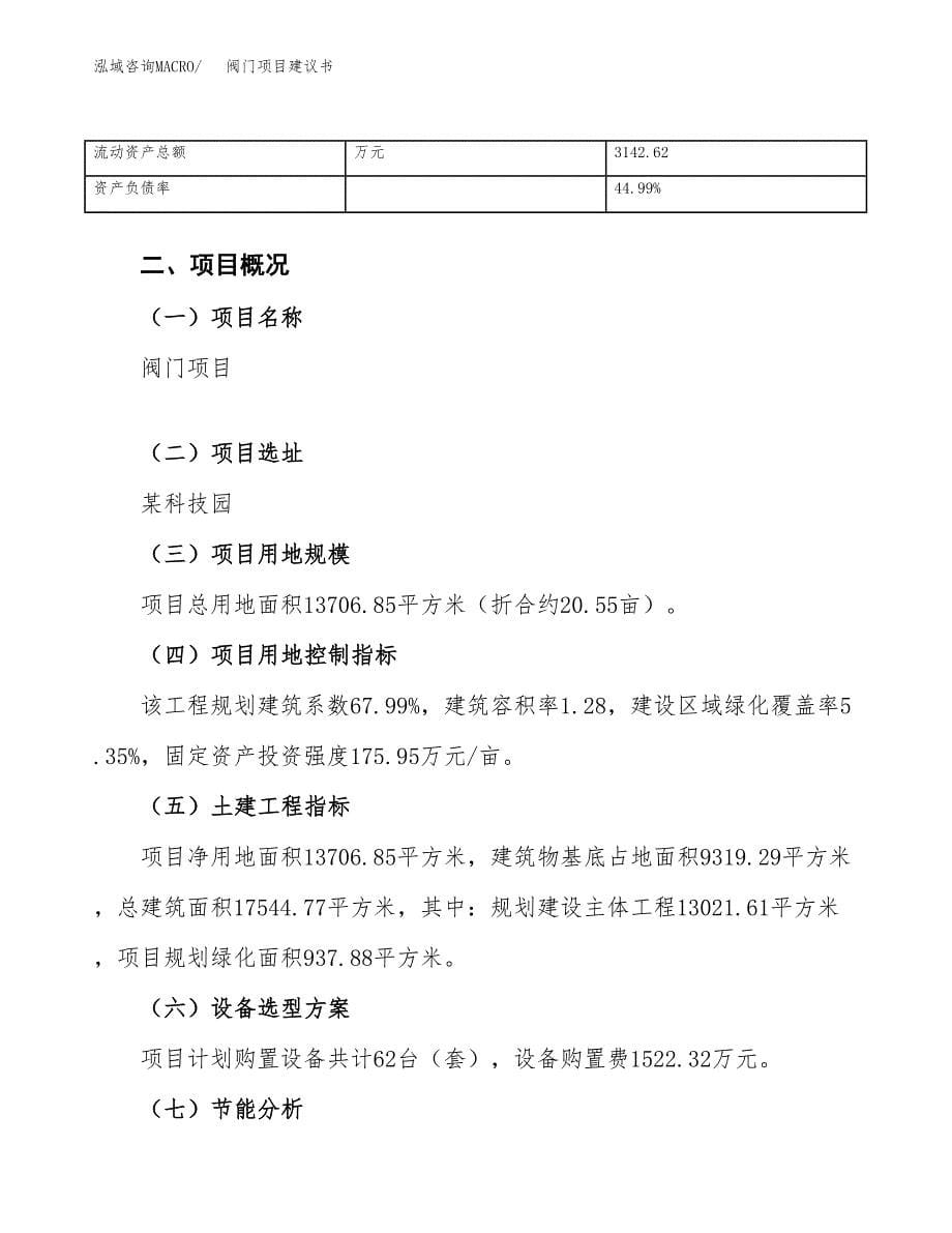 阀门项目建议书（总投资5000万元）.docx_第5页