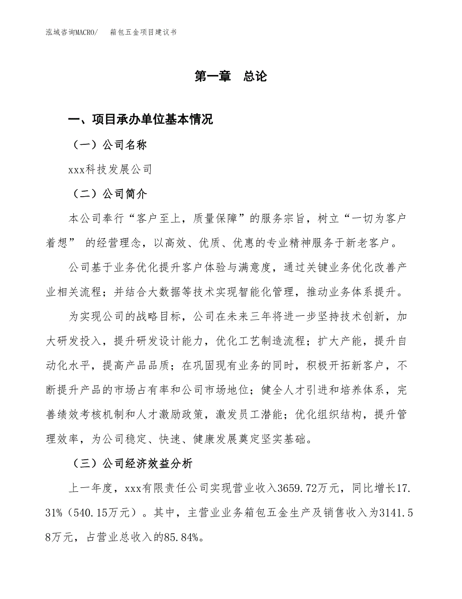 箱包五金项目建议书（16亩）.docx_第3页