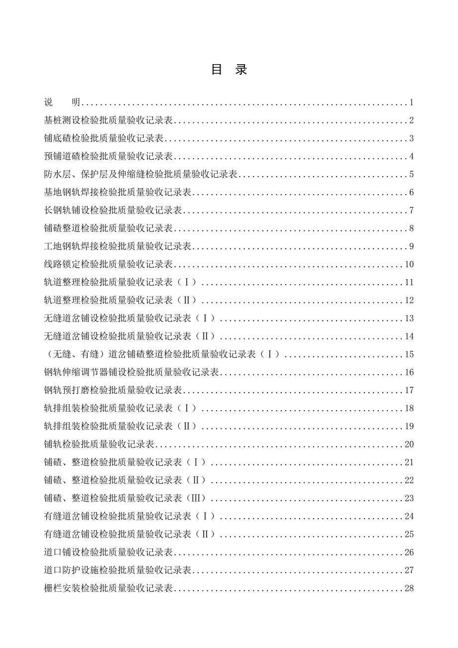 普速铁路轨道工程(检验批表格)_第2页