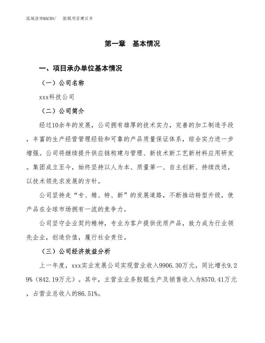 胶辊项目建议书（总投资9000万元）.docx_第2页