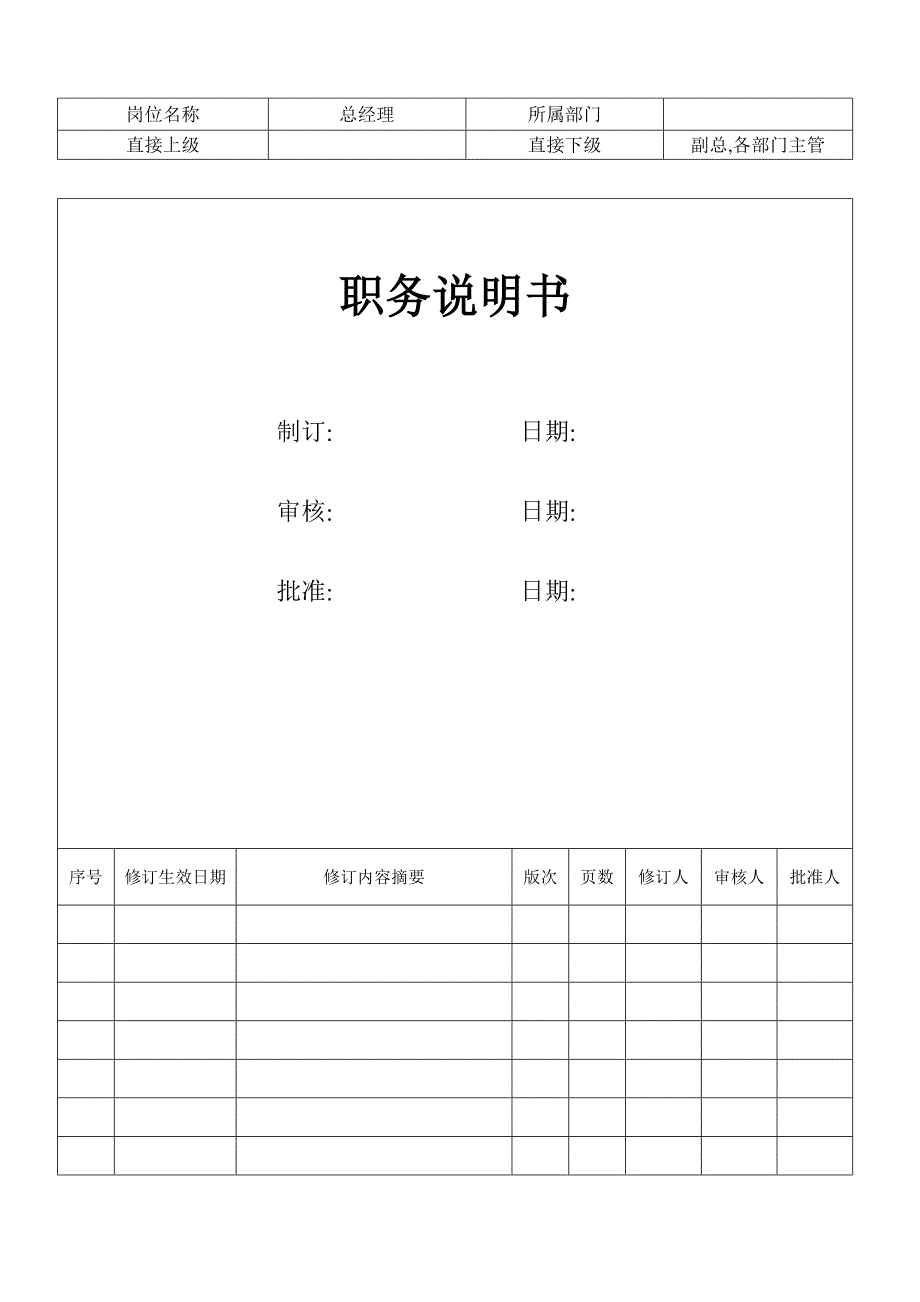 职务说明书4417149978_第1页