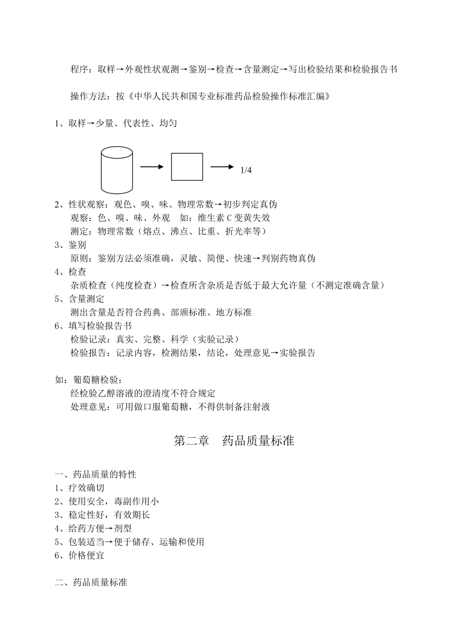 药物分析教案(也可以作为笔记看)_第2页