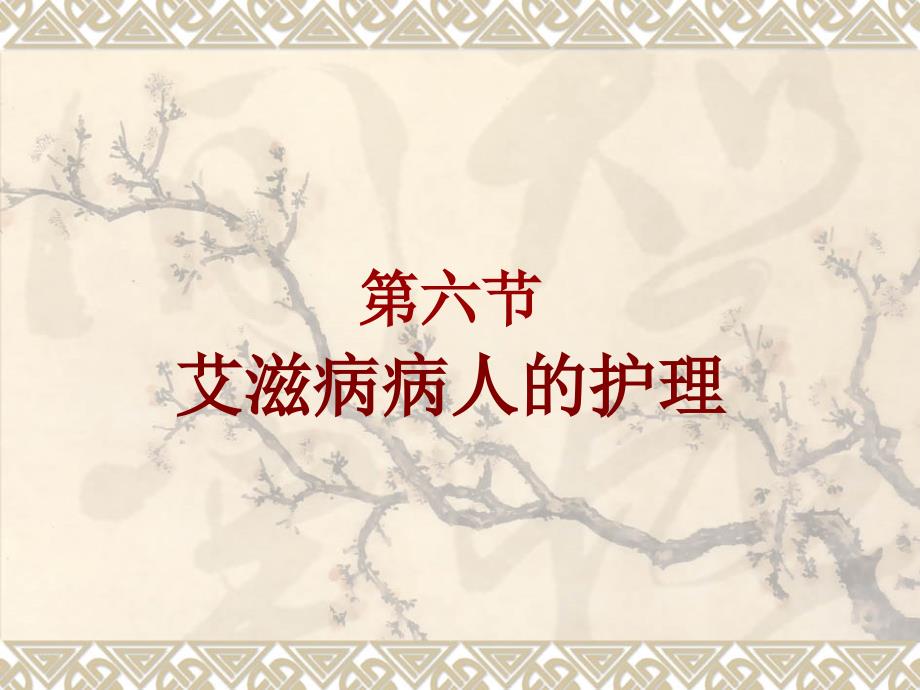 内科护理学教学课件ppt作者 陈淑英 钱培芬 王君俏《第十章传染病患者的护理》PPT艾滋病_第1页