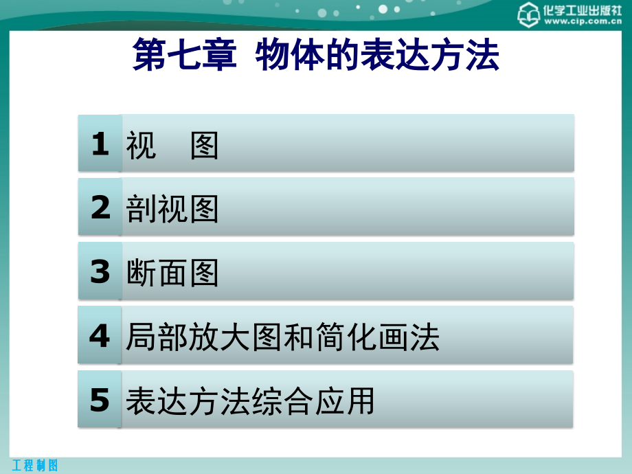 工程制图第二版课件教学课件 ppt 作者 杨丽云 杨蕊 主编 第一版课件第七章 物体的表达方法_第2页