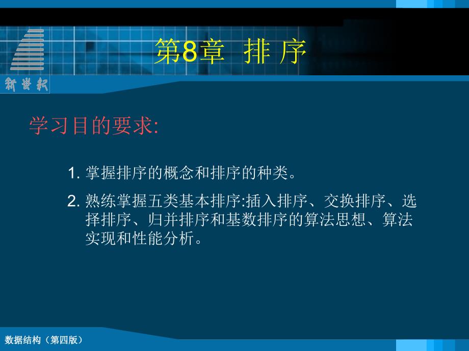 数据结构 第四版 高职计算机应用技术专业 安训国 课件第八章 排序_第2页