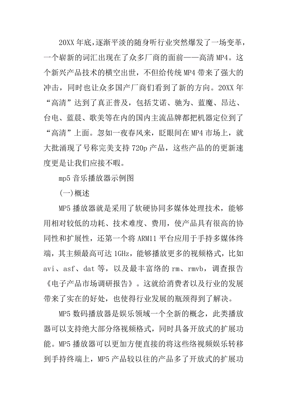 电子产品市场调研报告模板.doc_第2页