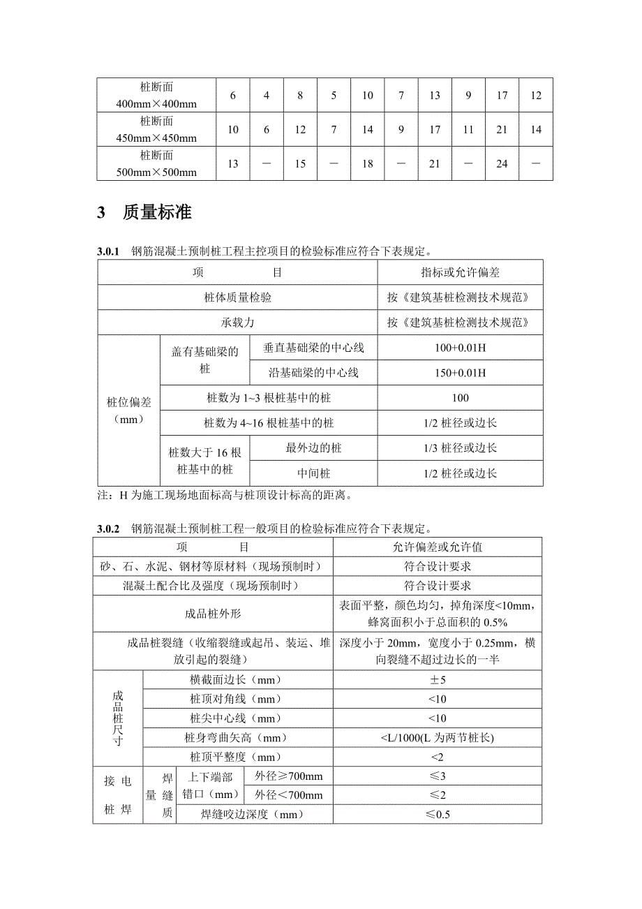 预制混凝土桩施工工艺_第5页