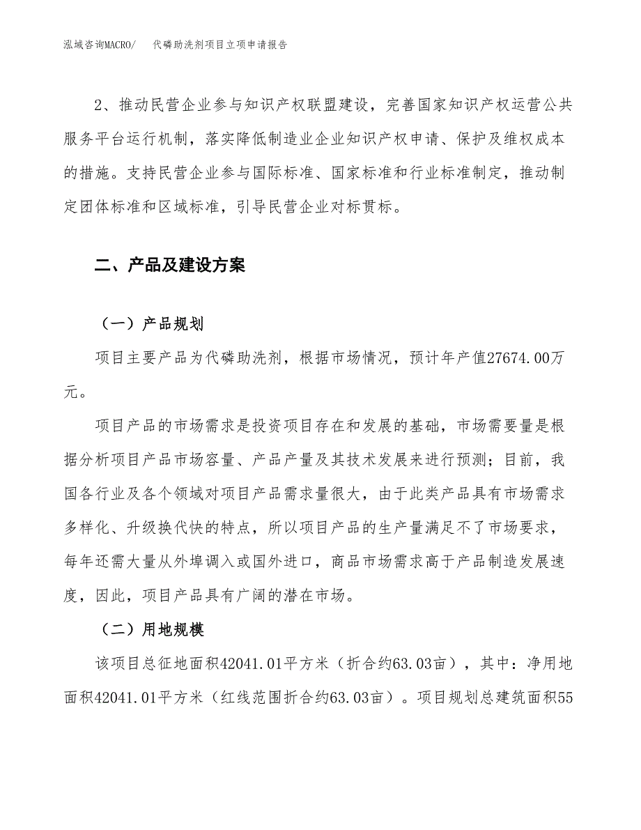 代磷助洗剂项目立项申请报告.docx_第4页