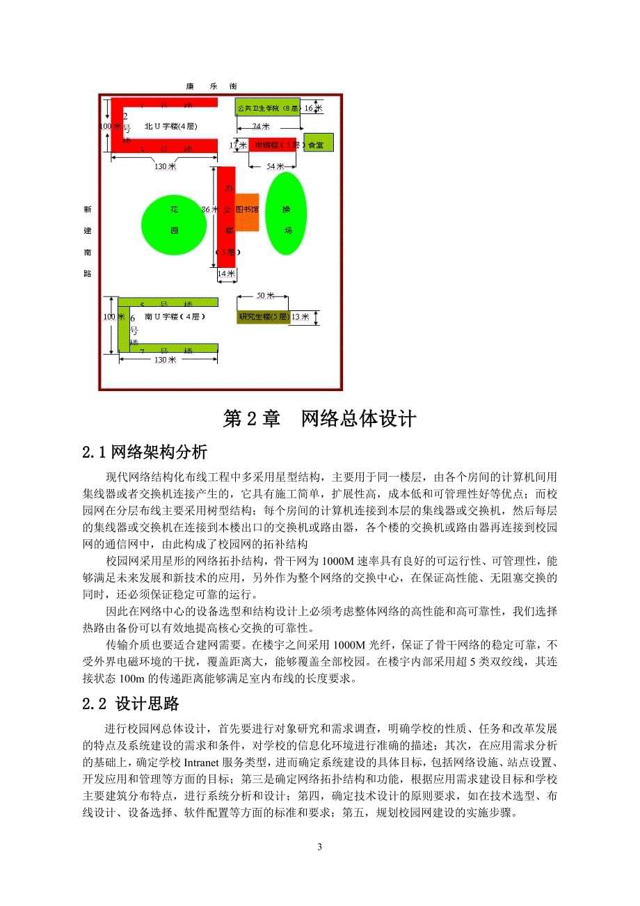 Linux网络操作系统配置与管理参考案例校园网络设计方案_第5页