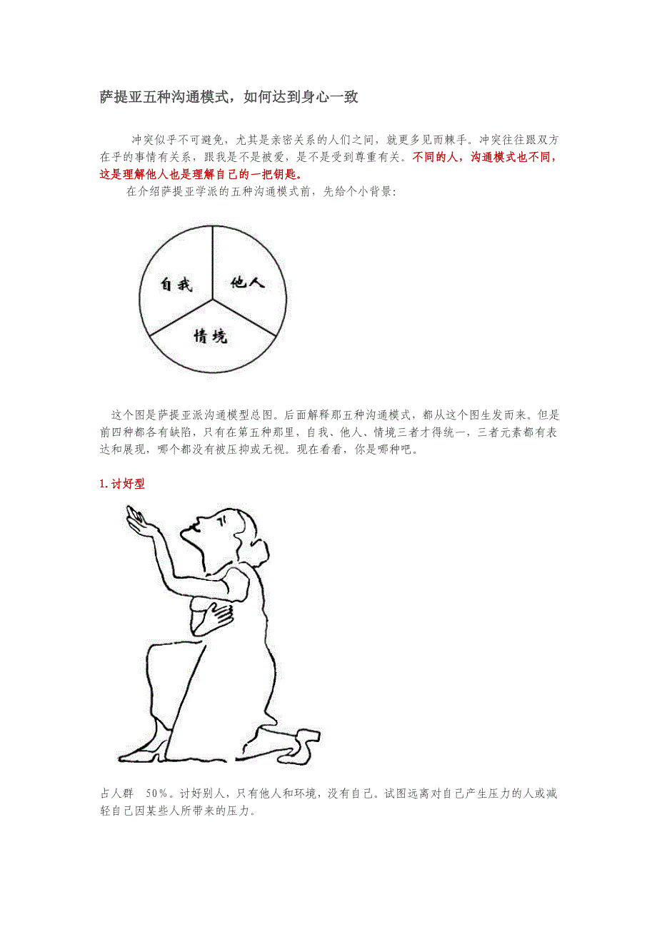 萨提亚五种沟通模式,如何达到身心一致_第1页