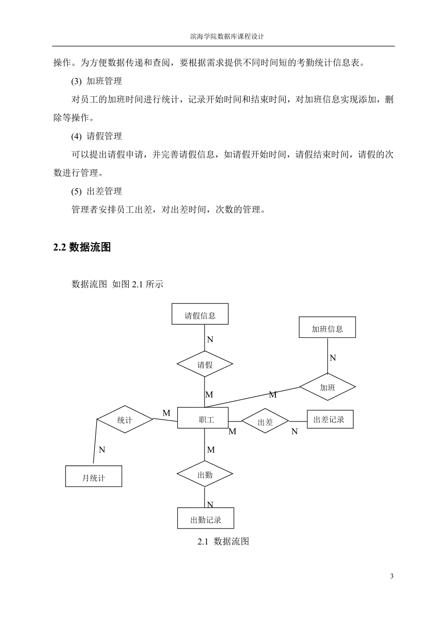 数据库课程设计--职工考勤管理信息系统资料_第4页