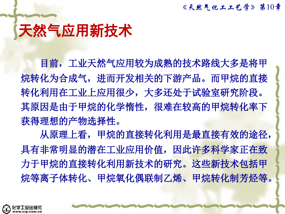 天然气化工工艺学 魏顺安第10章 天然气应用新技术_第2页