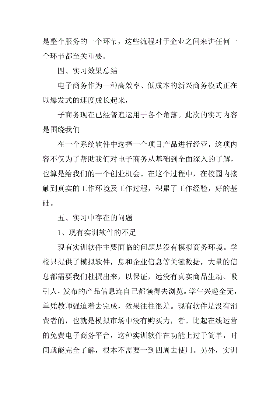 电子商务实习报告总结3000字.doc_第4页