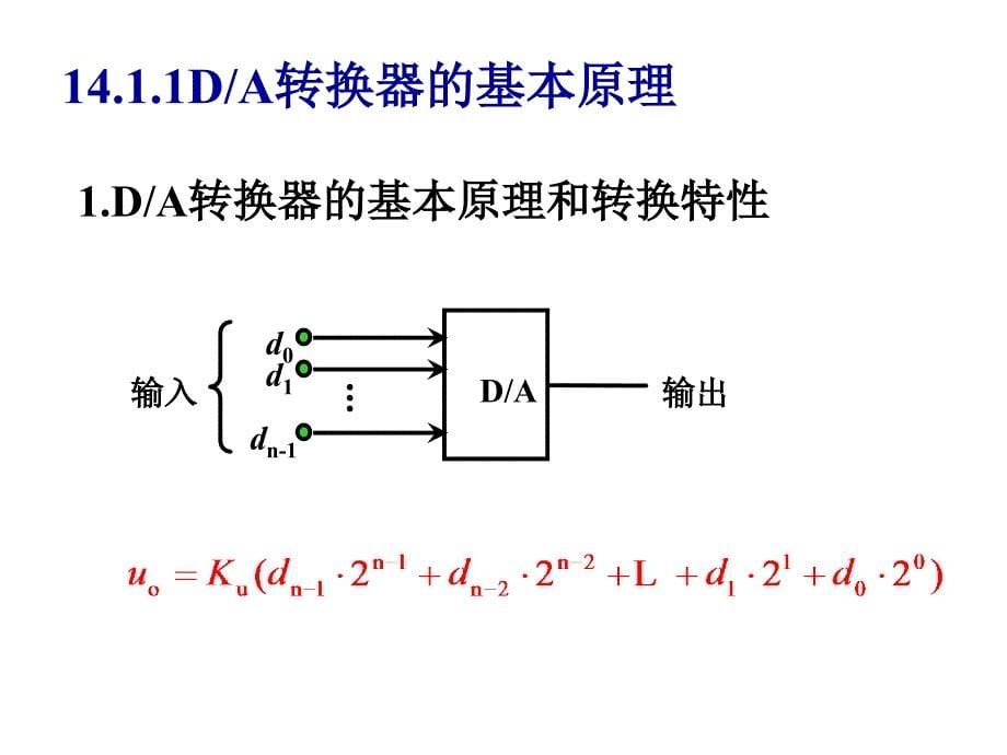 电工电子技术 第三版第14章 模拟量和数字量的转换_第5页