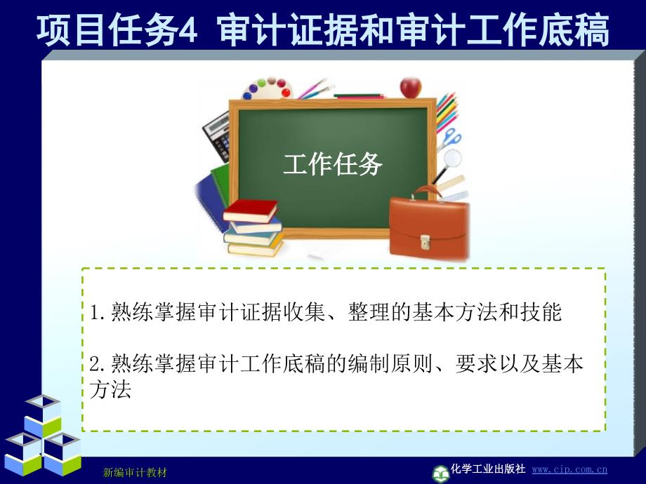 审计原理与实务 教学课件 ppt 作者 屈立波 祁舒慧 主编项目任务4 审计证据和审计工作底稿_第3页