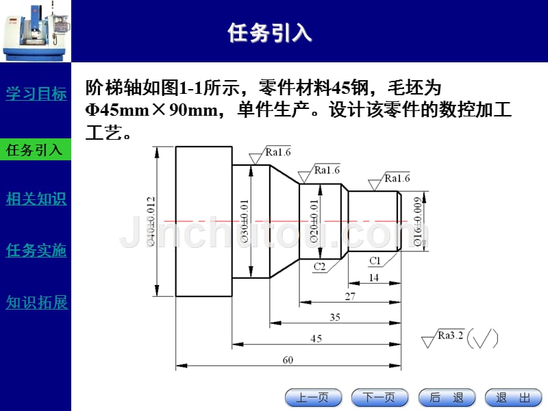 数控加工工艺项目化教程 课件 马金平 冯利任务1.1_第4页