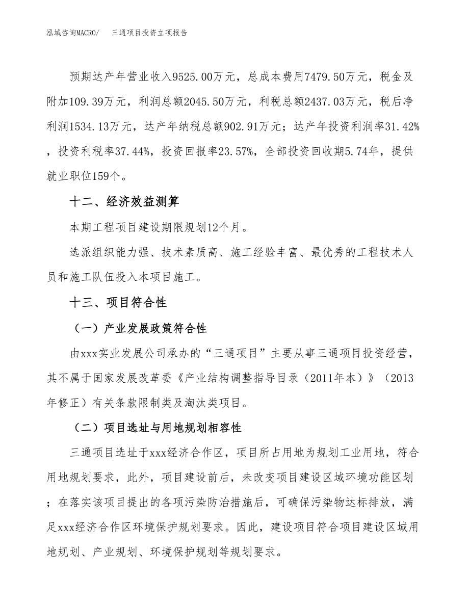 三通项目投资立项报告.docx_第5页