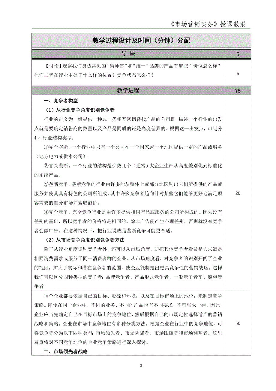 市场营销实务 简玉刚 朱凤 市场营销实务教案2013.04市场营销实务教案16_第2页