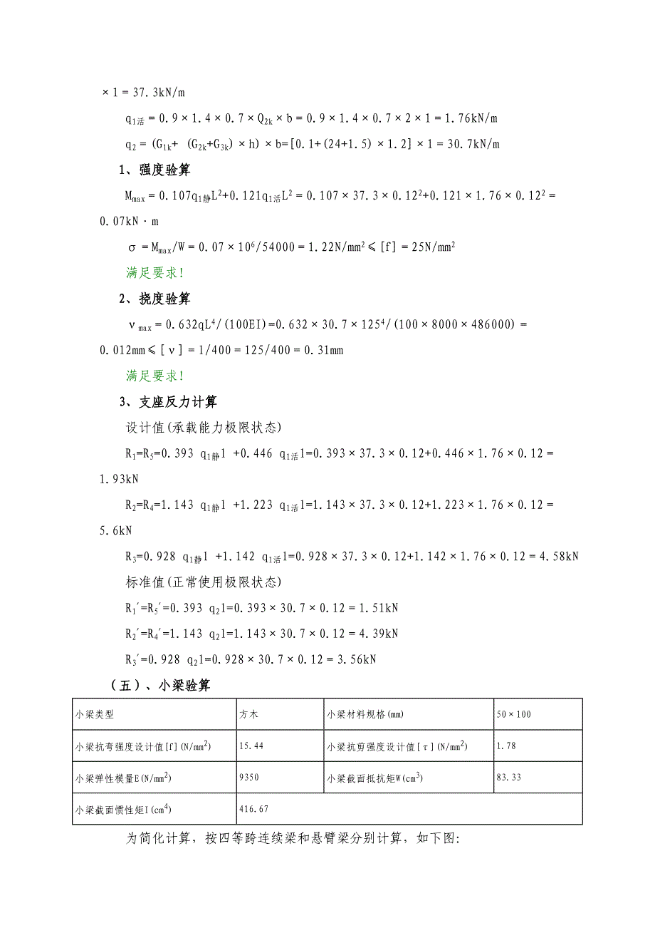 满堂红模板支架计算书_第4页