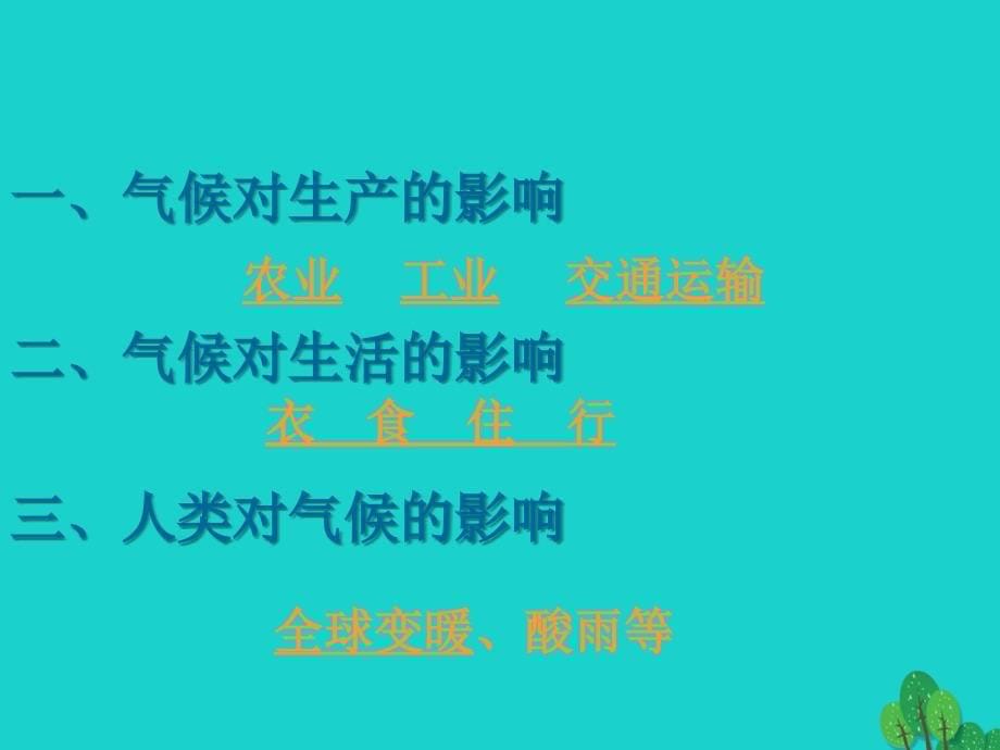 八年级地理上册_第二章 第三节 气候与人类活动课件2 中图版_第5页