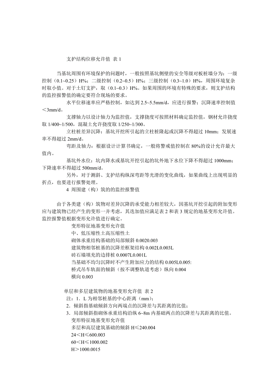 谈基坑监测项目中监控报警值的确定2_第2页