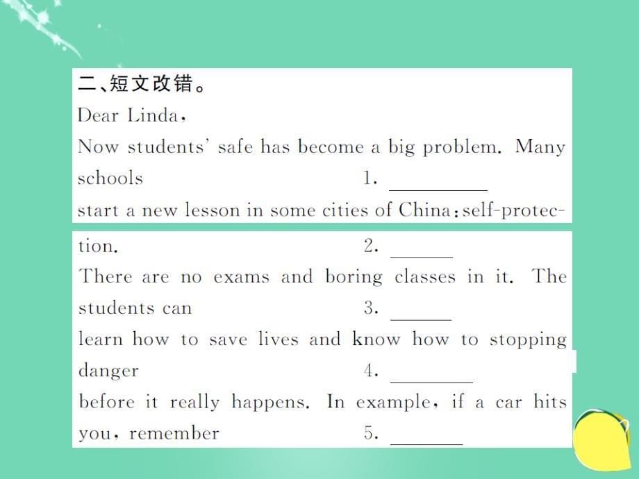 九年级英语全册_unit 12 life is full of the unexpected section b阅读拓展课件 （新版）人教新目标版_第5页