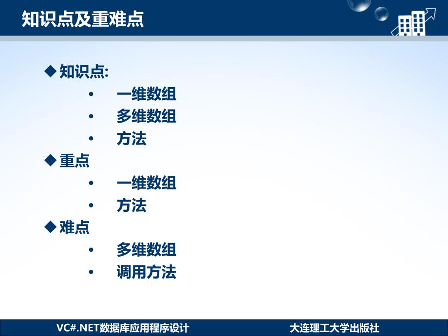 VC.NET数据库应用程序设计第4章 数组与方法_第3页