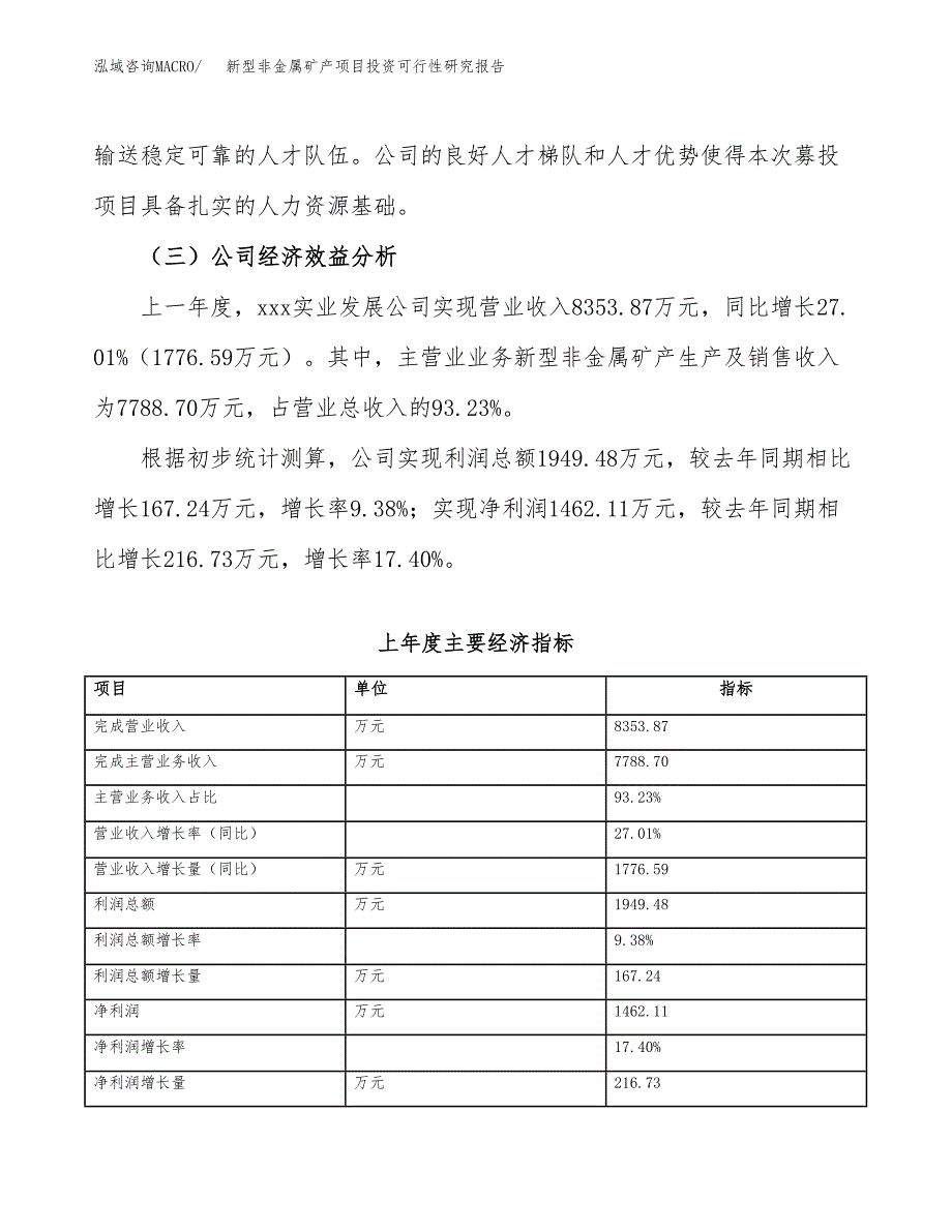 新型非金属矿产项目投资可行性研究报告（项目申请）_第4页