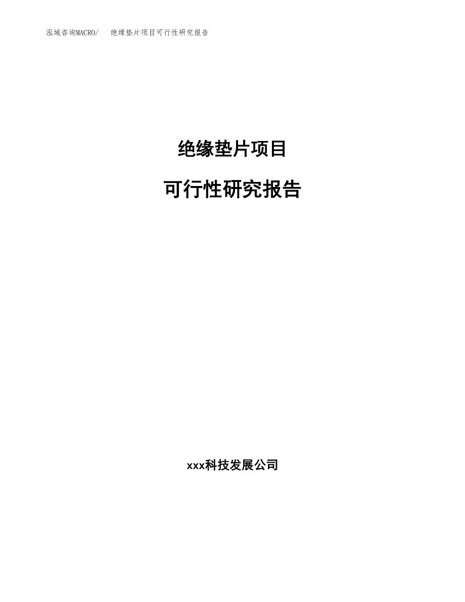 绝缘垫片项目可行性研究报告（总投资12000万元）.docx_第1页