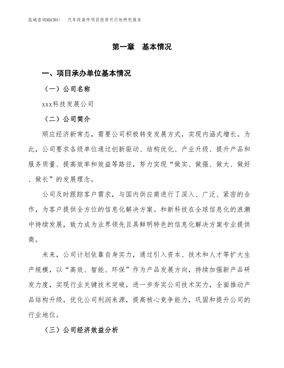 汽车改装件项目投资可行性研究报告（项目申请）_第3页