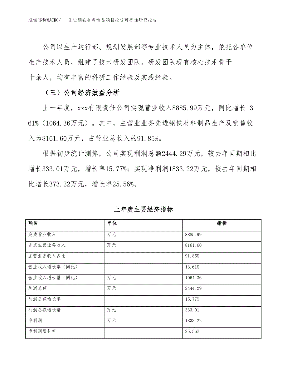 先进钢铁材料制品项目投资可行性研究报告（项目申请）_第4页