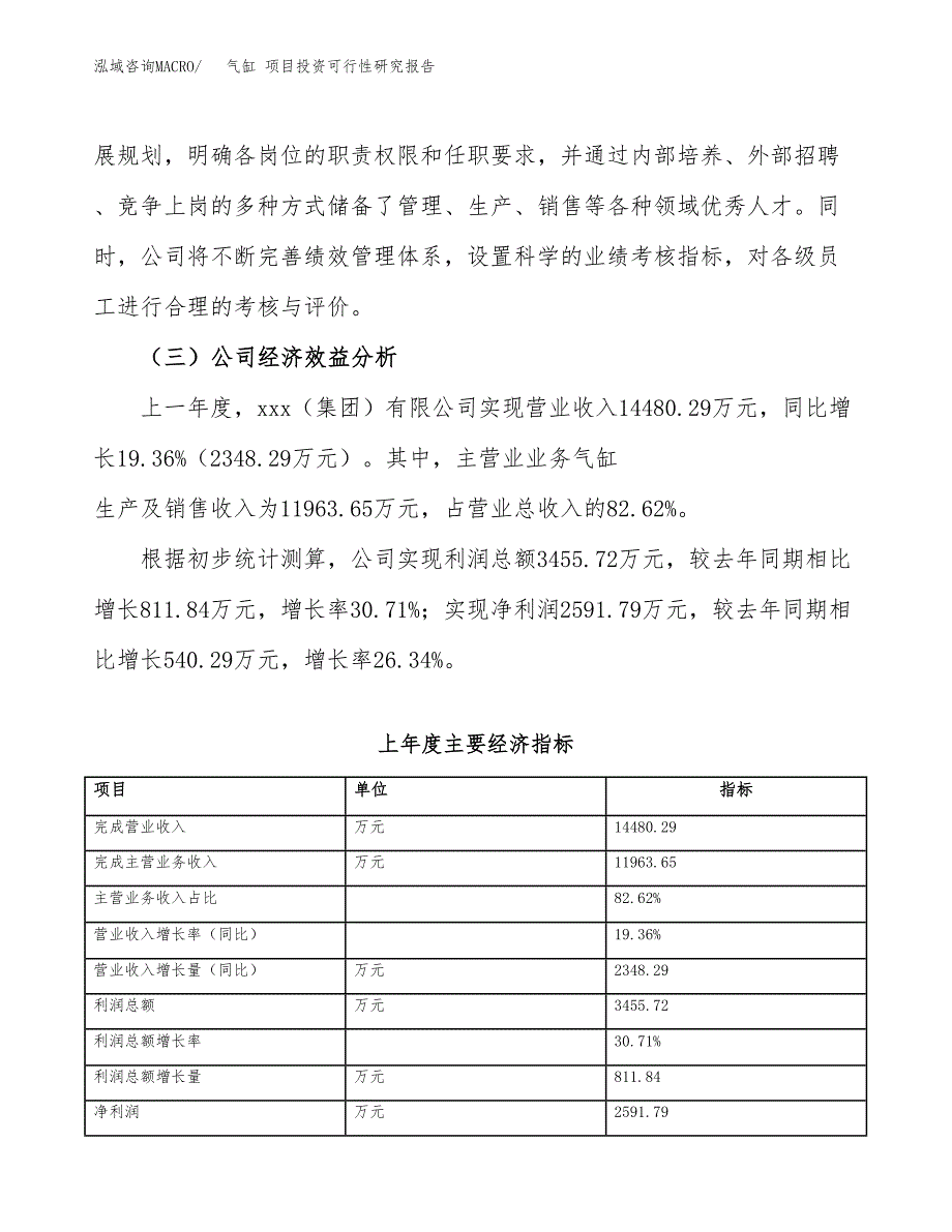 气缸 项目投资可行性研究报告（项目申请）_第4页