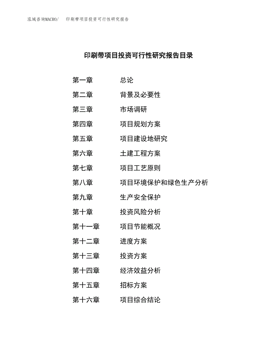 印刷带项目投资可行性研究报告（项目申请）_第2页