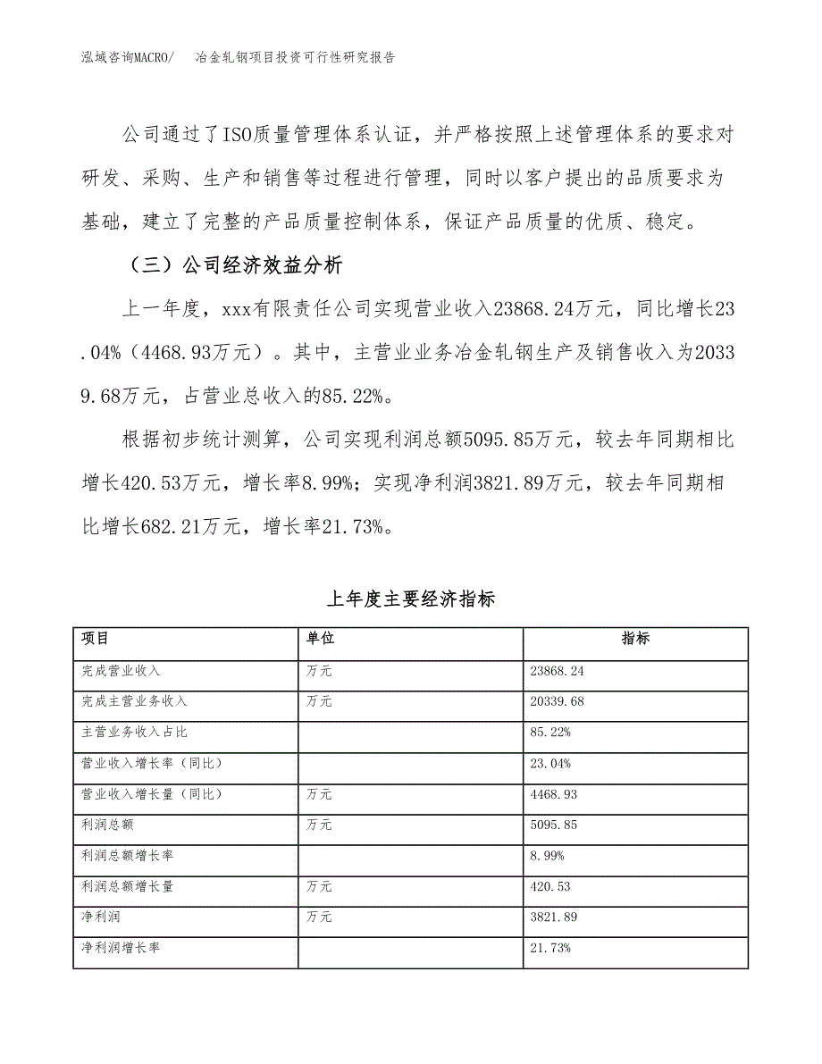 冶金轧钢项目投资可行性研究报告（项目申请）_第4页