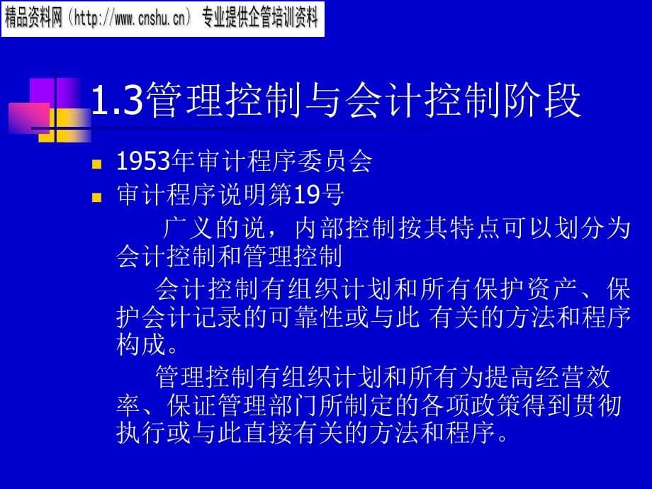 企业内部控制理论沿革与批判1_第5页