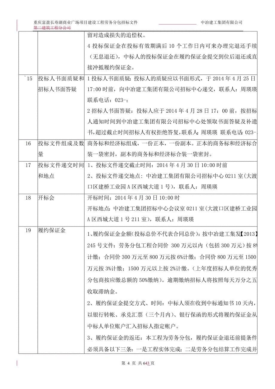 某商业广场项目建设工程劳务分包招标文件_第5页