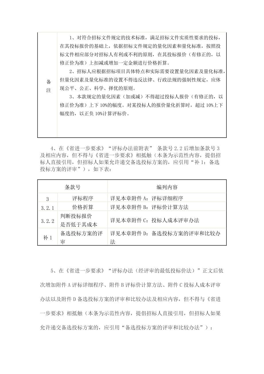 有关贯彻实施《房屋建筑和市政工程标准施工招标文件》的意见_第5页