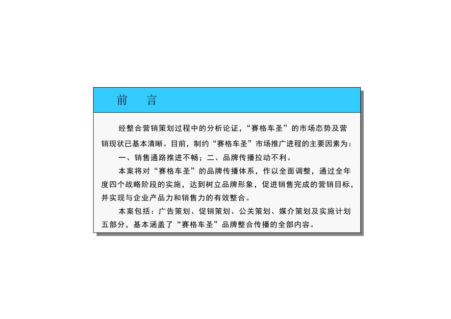 赛格车圣品牌整合传播策划管理_第1页