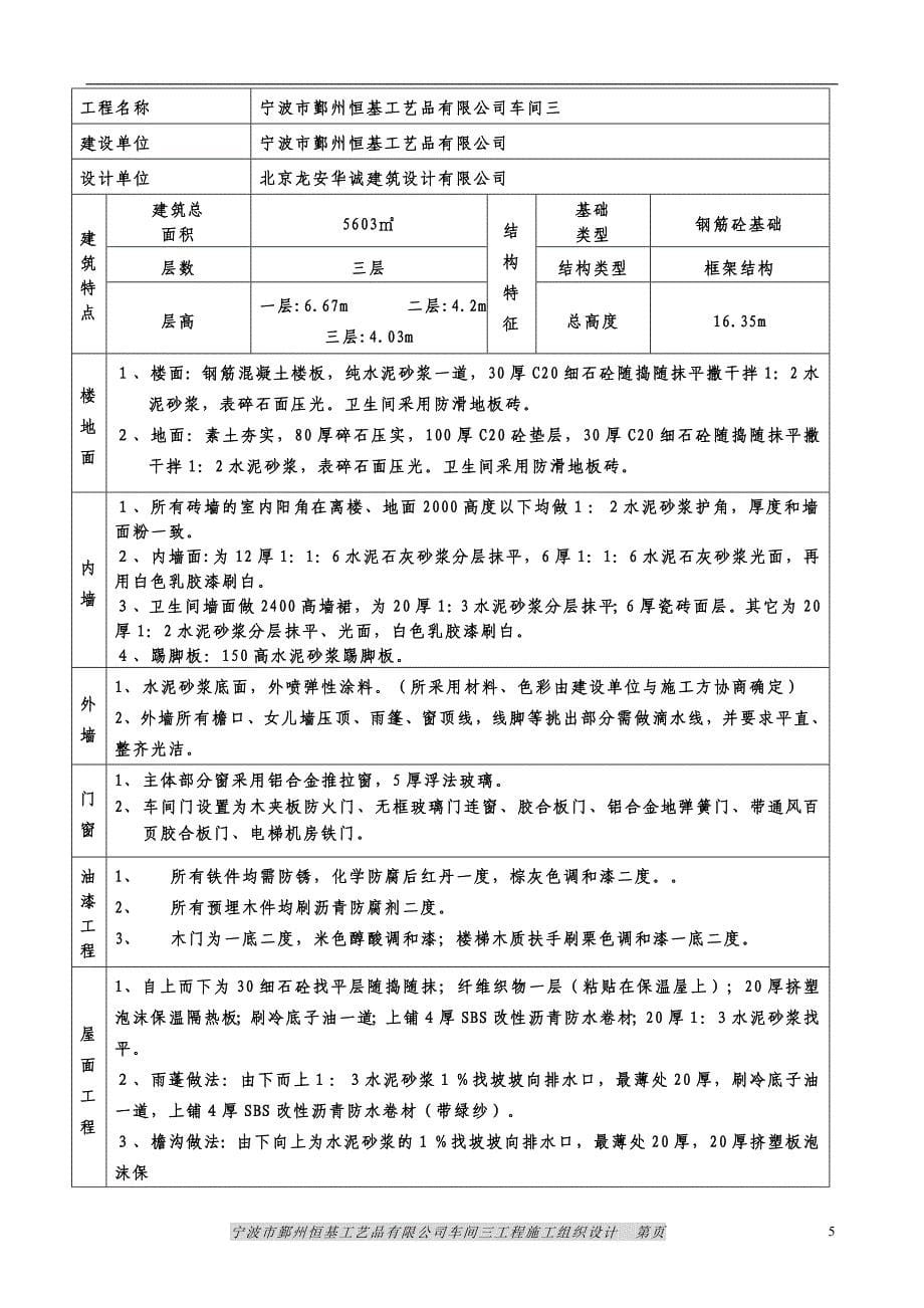 工艺品有限公司工程施工组织设计范本_第5页